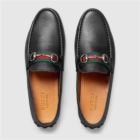 mocassino pelle uomo gucci|Mocassini in pelle con Morsetto Jordaan GUCCI da uomo .